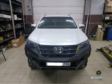 Силовой бампер передний Toyota Fortuner (2020-2024) (серия Рино) - Силовые бамперы - TOYOTA - Toyota Fortuner