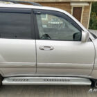 Силовые листовые пороги Toyota Land Cruiser 100, Lexus LX470 с гидроподвеской - Силовые пороги