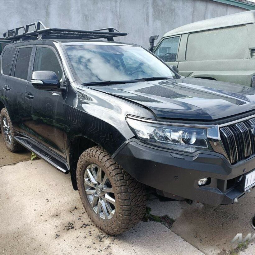 Силовые пороги листовые Toyota Land Cruiser Prado 150 - Силовые пороги