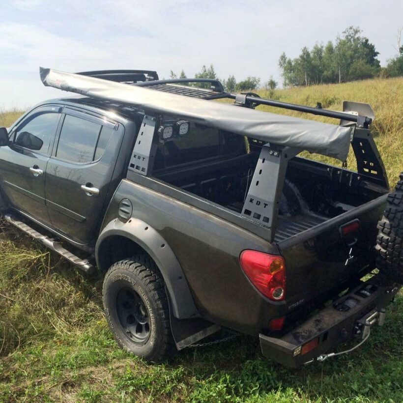 Задний силовой бампер из 430й нержавеющей стали - Mitsubishi L-200 Triton - Силовые бамперы - MITSUBISHI - Mitsubishi L200