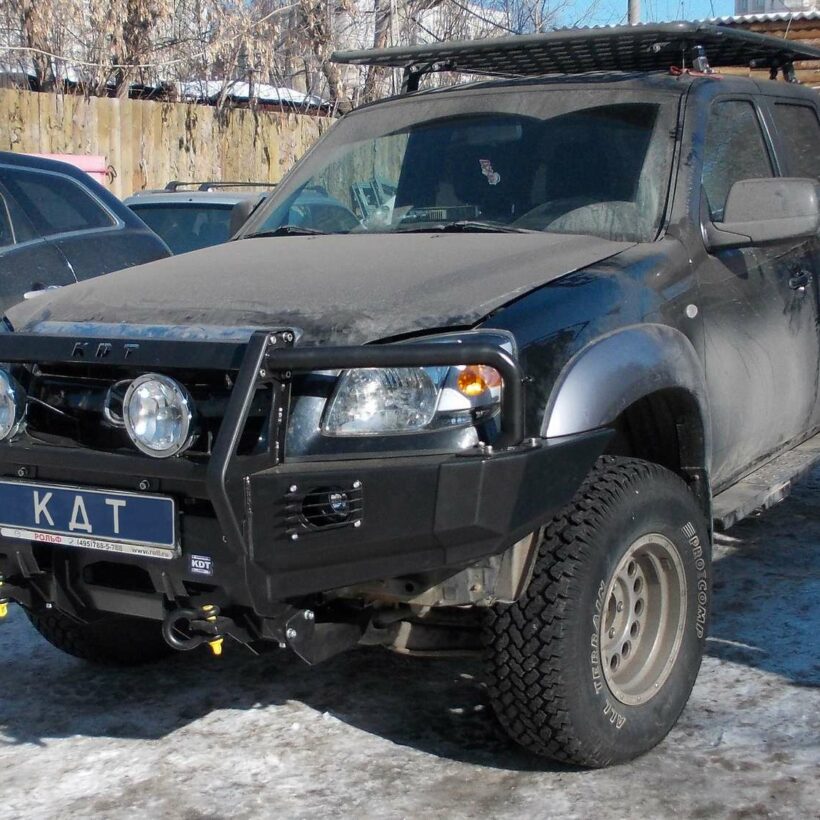 Передний силовой бампер с кенгурином алюминиевый - Mazda BT-50, Ford Ranger - Силовые бамперы - MAZDA - Mazda BT