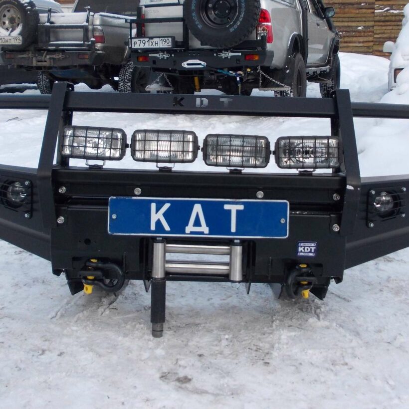 Передний силовой бампер с кенгурином алюминиевый - Mazda BT-50, Ford Ranger - Силовые бамперы - MAZDA - Mazda BT