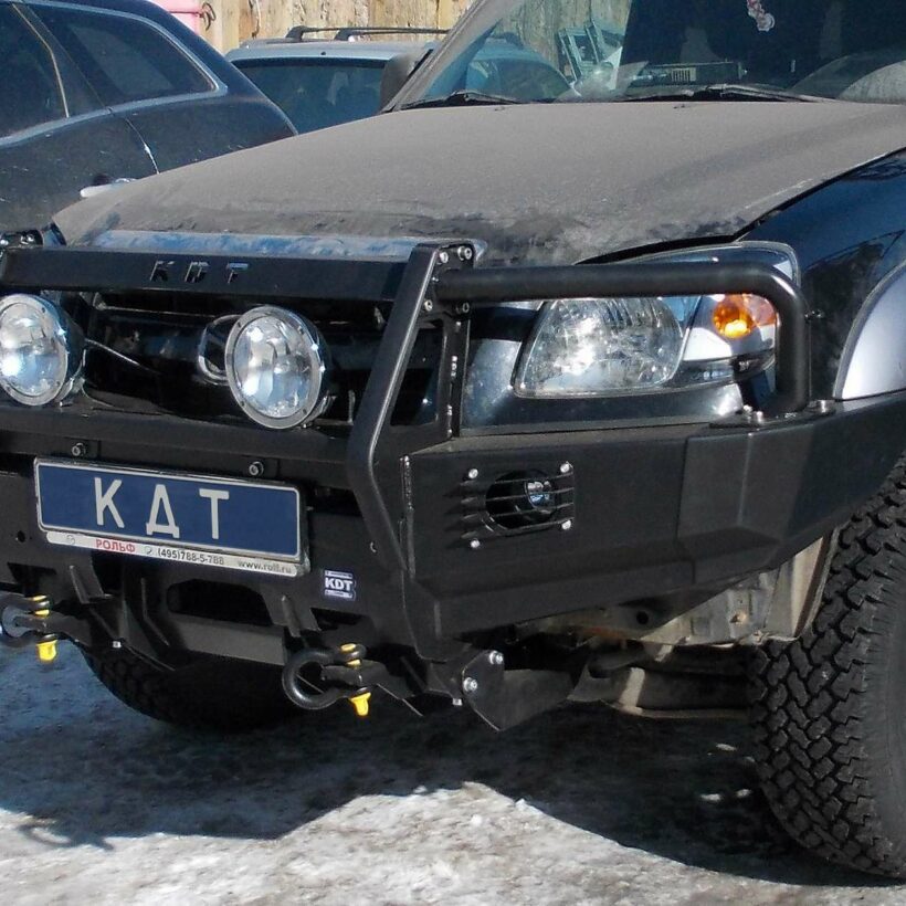 Передний силовой бампер с кенгурином алюминиевый - Mazda BT-50, Ford Ranger - Силовые бамперы - MAZDA - Mazda BT