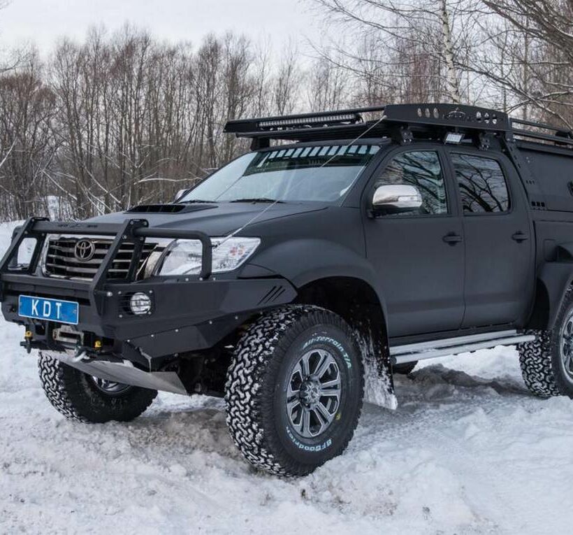 Передний силовой бампер с кенгурином алюминиевый - Toyota Hilux Arctic Trucks - Силовые бамперы - TOYOTA - Toyota Hilux