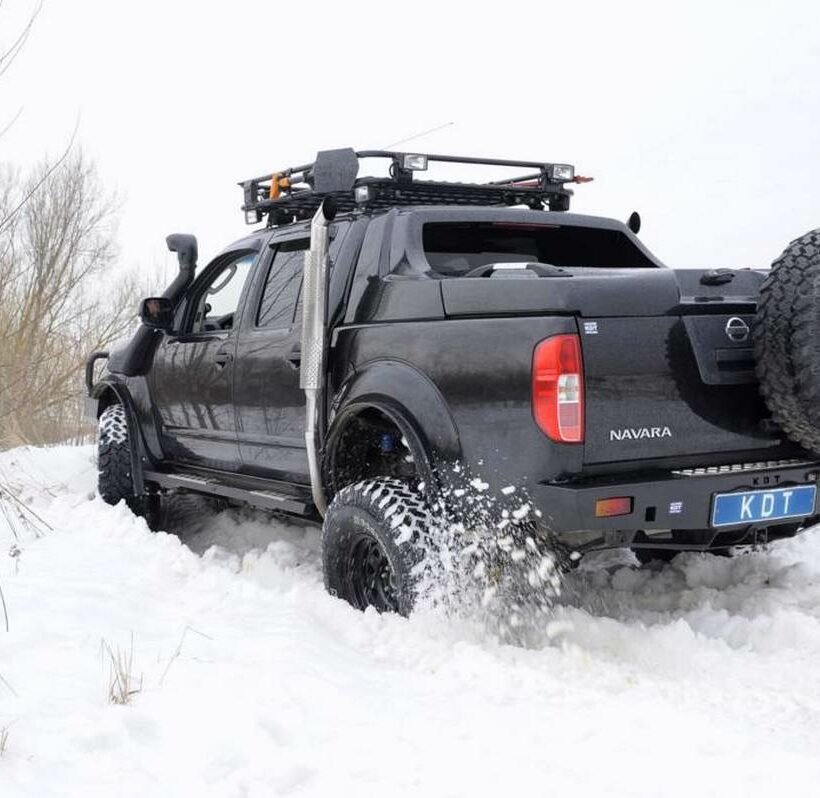 Задний силовой бампер из 430й нержавеющей стали - Nissan Navara - Силовые бамперы - NISSAN - Nissan Navara
