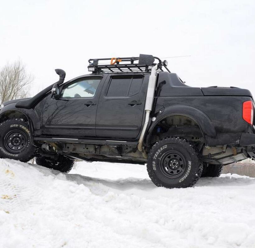Задний силовой бампер из 430й нержавеющей стали - Nissan Navara - Силовые бамперы - NISSAN - Nissan Navara