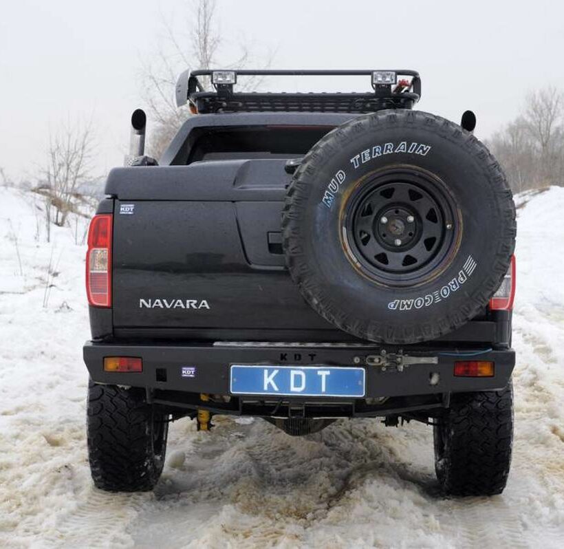 Задний силовой бампер из 430й нержавеющей стали - Nissan Navara - Силовые бамперы - NISSAN - Nissan Navara