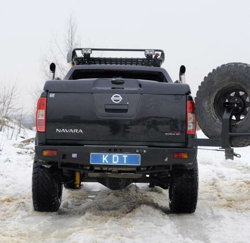 Задний силовой бампер из 430й нержавеющей стали - Nissan Navara - Силовые бамперы - NISSAN - Nissan Navara