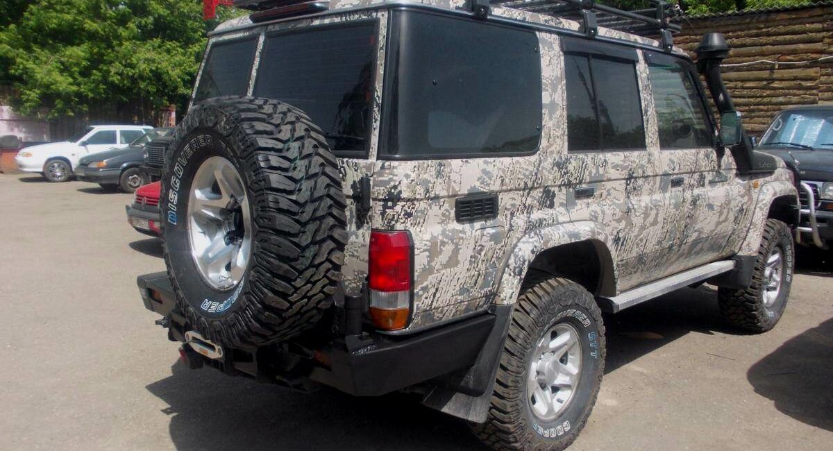 Задний силовой бампер из 430й нержавеющей стали - Toyota Cruiser 76 - Силовые бамперы - TOYOTA - Toyota Land Cruiser