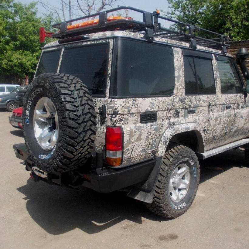 Задний силовой бампер из 430й нержавеющей стали - Toyota Cruiser 76 - Силовые бамперы - TOYOTA - Toyota Land Cruiser