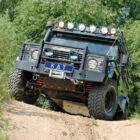 Передний силовой бампер с кенгурином алюминиевый - Land Rover Defender 90/110 - Силовые бамперы - LAND ROVER - Land Rover Defender