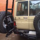 Задний силовой бампер из 430й нержавеющей стали - Toyota Cruiser 78 - Силовые бамперы - TOYOTA - Toyota Land Cruiser
