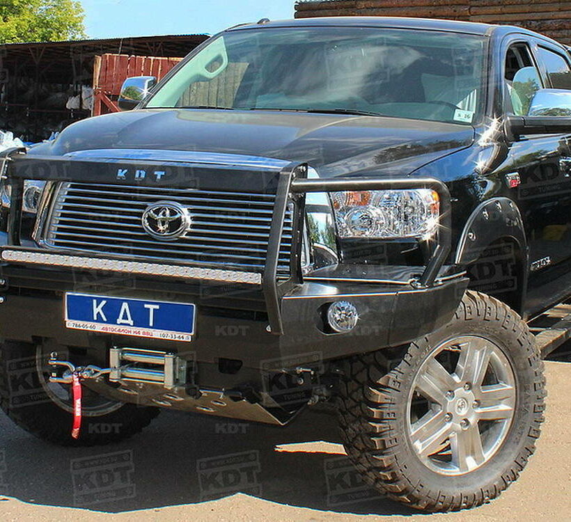 Передний силовой алюминиевый бампер со съемным кенгурином II поколения - Toyota Tundra - Силовые бамперы - TOYOTA - Toyota Tundra