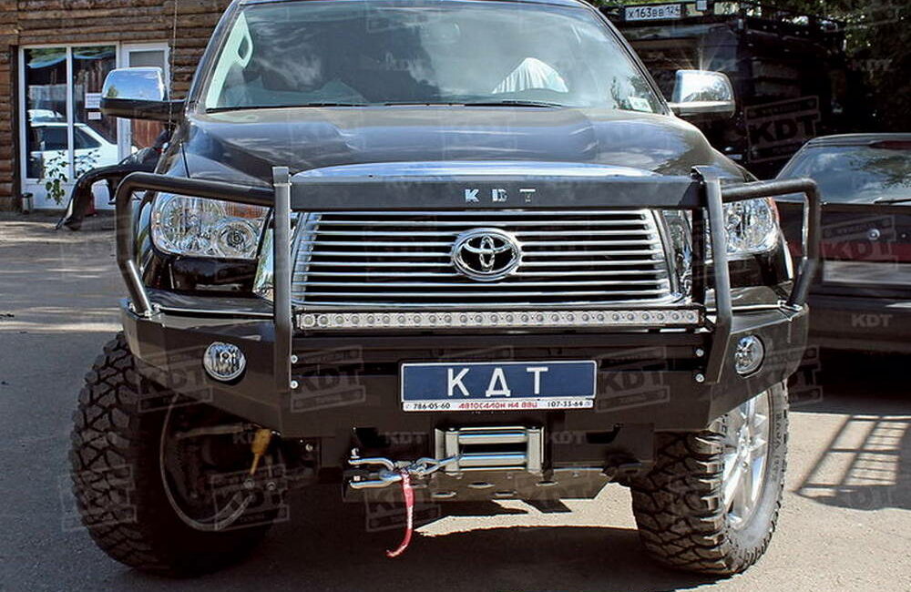 Передний силовой алюминиевый бампер со съемным кенгурином II поколения - Toyota Tundra - Силовые бамперы - TOYOTA - Toyota Tundra