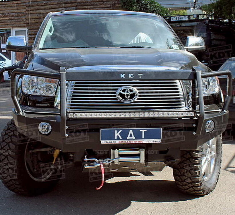 Передний силовой алюминиевый бампер со съемным кенгурином II поколения - Toyota Tundra - Силовые бамперы - TOYOTA - Toyota Tundra