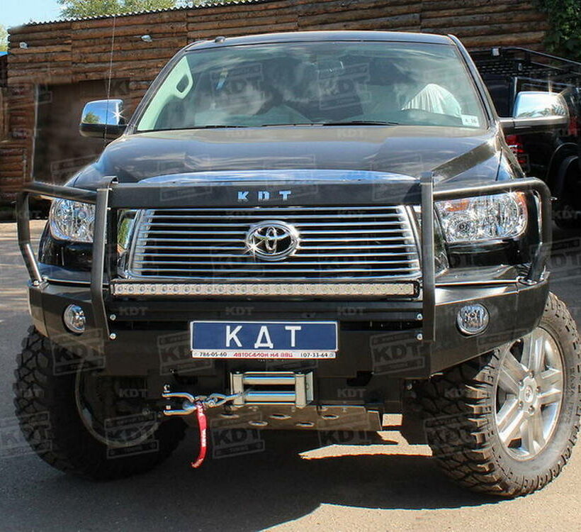 Передний силовой алюминиевый бампер со съемным кенгурином II поколения - Toyota Tundra - Силовые бамперы - TOYOTA - Toyota Tundra