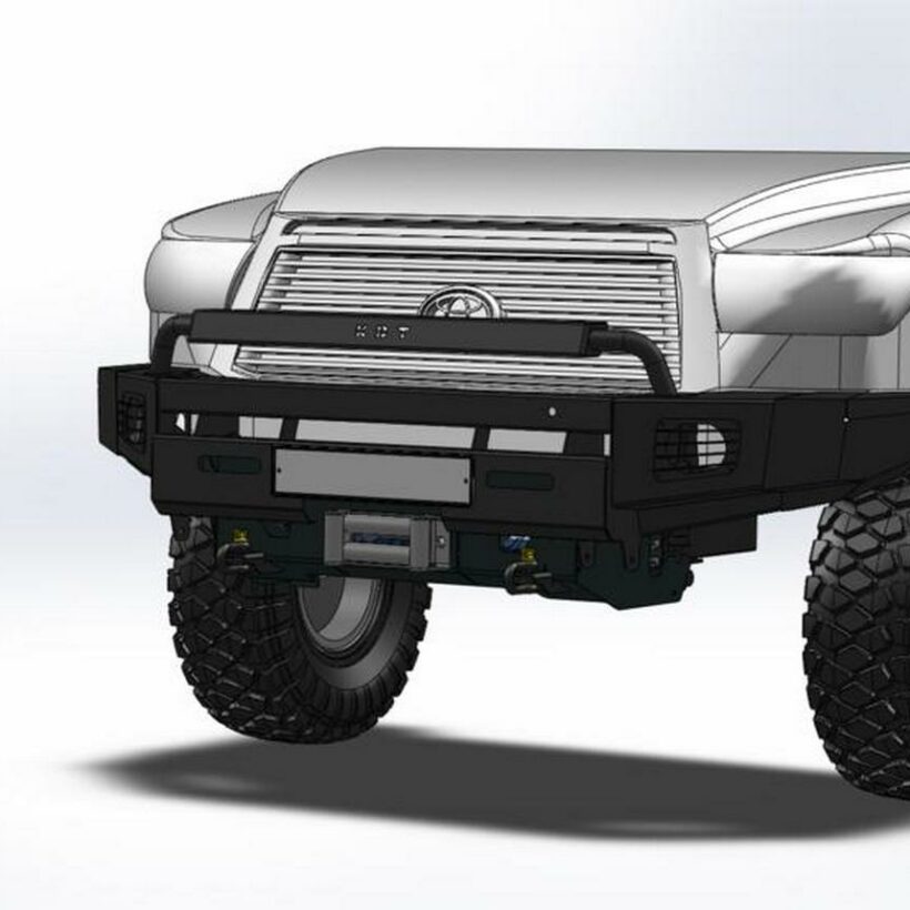 Передний силовой алюминиевый бампер III поколения - Toyota Tundra - Силовые бамперы - TOYOTA - Toyota Tundra