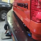 Задний силовой бампер из 430й нержавеющей стали - Toyota Tundra (с 2014 г.в.) арт.22021 - Силовые бамперы - TOYOTA - Toyota Tundra