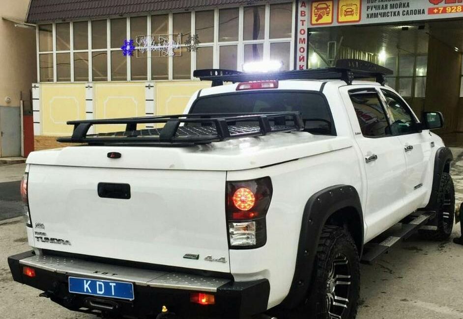 Задний силовой бампер из 430й нержавеющей стали - Toyota Tundra (до 2014 г.в.) арт.22022 - Силовые бамперы - TOYOTA - Toyota Tundra