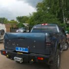 Задний силовой бампер из 430й нержавеющей стали - Toyota Tundra (до 2014 г.в.) арт.22022 - Силовые бамперы - TOYOTA - Toyota Tundra