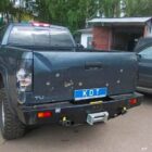 Задний силовой бампер из 430й нержавеющей стали - Toyota Tundra (до 2014 г.в.) арт.22022 - Силовые бамперы - TOYOTA - Toyota Tundra