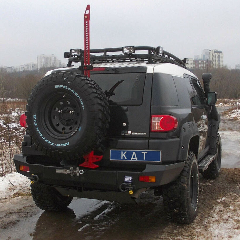 Задний силовой бампер из 430й нержавеющей стали - Toyota FJ Cruiser - Силовые бамперы - TOYOTA - Toyota FJ Cruiser