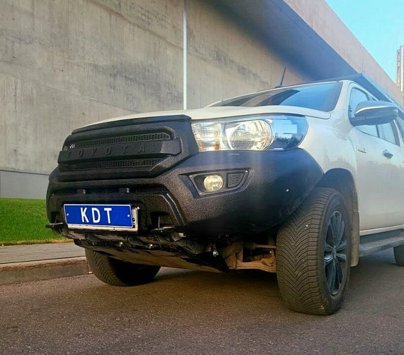 Передний бампер усиленный композитный с местом под лебедку для Toyota HILUX - Силовые бамперы - TOYOTA - Toyota Hilux