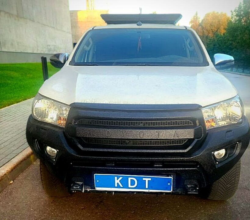 Передний бампер усиленный композитный с местом под лебедку для Toyota HILUX - Силовые бамперы - TOYOTA - Toyota Hilux