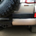 Калитка РИФ с фаркопом в штатный бампер Toyota Land Cruiser 200 2008-2015 под нештатное колесо, с подсветкой номера - Экстерьер - TOYOTA - Toyota Land Cruiser