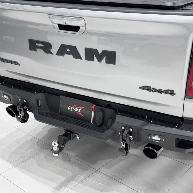 Бампер силовой задний BMS PRO-Line для Додж Рам 1500 2019-2024 - Силовые бамперы - DODGE - Dodge Ram