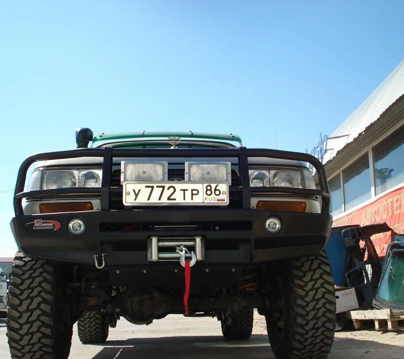 Силовой бампер передний Toyota Land Cruiser 80 (серия С) - Силовые бамперы - TOYOTA - Toyota Land Cruiser