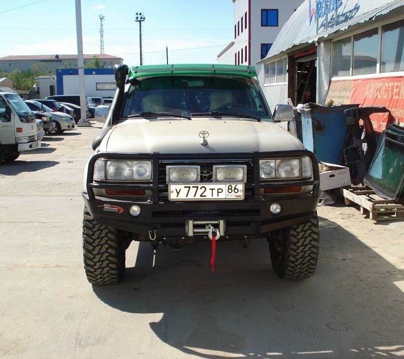 Силовой бампер передний Toyota Land Cruiser 80 (серия С) - Силовые бамперы - TOYOTA - Toyota Land Cruiser