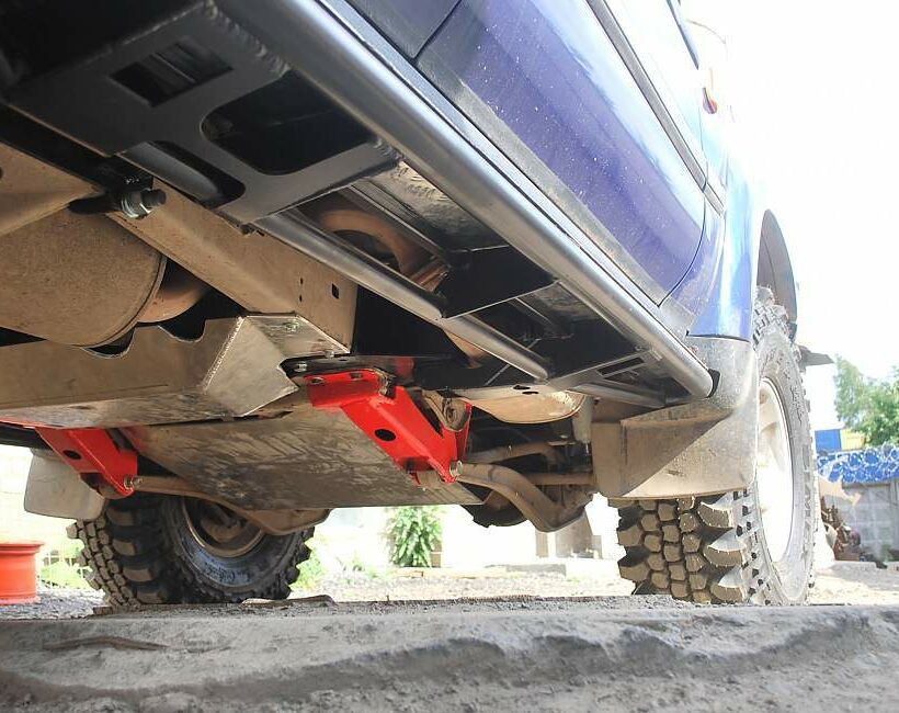Силовые пороги Toyota Land Cruiser 80 - Силовые пороги