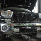 Площадка под лебедку в штатный передний бампер Toyota Tundra. Комплектация 1 - Лебедки