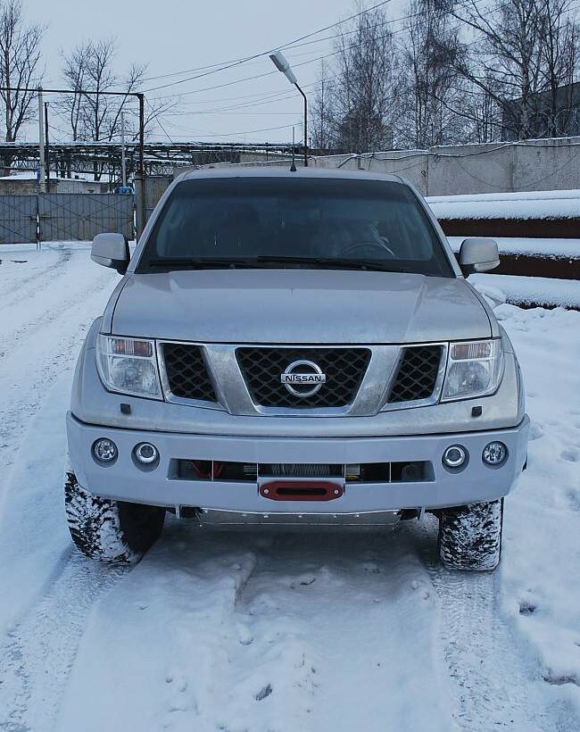 Силовой бампер передний Nissan Navara D40 / Pathfinder R51 (серия Л) - Силовые бамперы - NISSAN - Nissan Navara