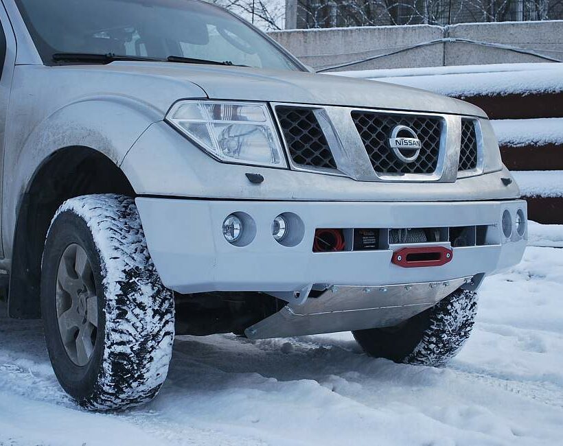 Силовой бампер передний Nissan Navara D40 / Pathfinder R51 (серия Л) - Силовые бамперы - NISSAN - Nissan Navara