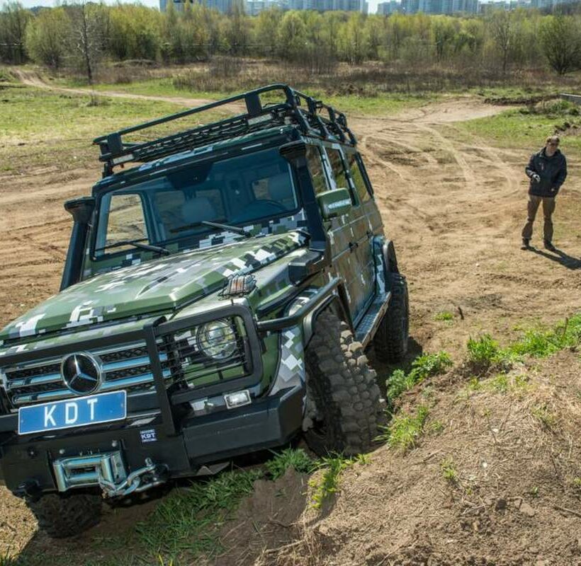 Передний силовой бампер со съемным кенгурином - Mercedes-Benz G-класс - Силовые бамперы - MERCEDES-BENZ