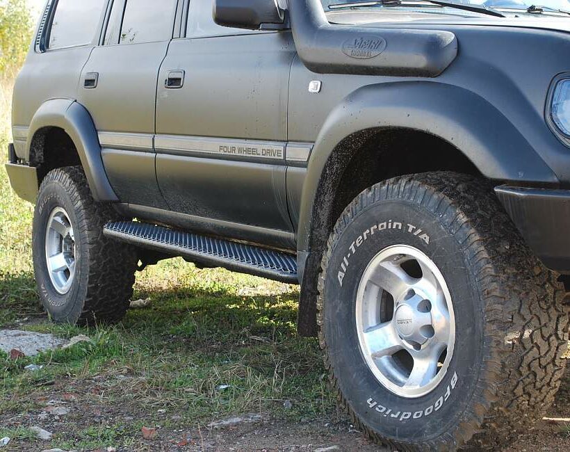 Силовые пороги Toyota Land Cruiser 80 - Силовые пороги
