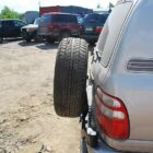 Калитка запасного колеса в штатный бампер Toyota Land Cruiser 100, Lexus LX 470 - Экстерьер - TOYOTA - Toyota Land Cruiser