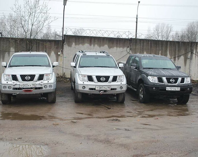Силовой бампер передний Nissan Navara D40 / Pathfinder R51 (серия Л) - Силовые бамперы - NISSAN - Nissan Navara