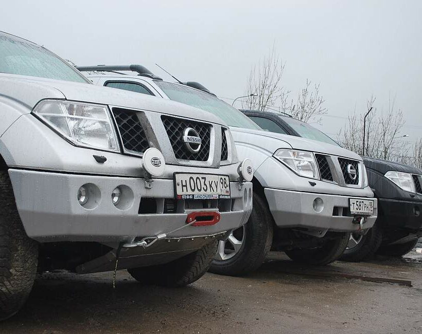 Силовой бампер передний Nissan Navara D40 / Pathfinder R51 (серия Л) - Силовые бамперы - NISSAN - Nissan Navara
