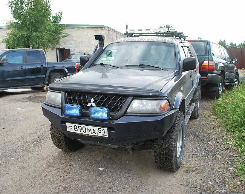 Силовой бампер передний MITSUBISHI Pajero sport I / montero sport (серия Л) - Силовые бамперы - MITSUBISHI - Mitsubishi L200