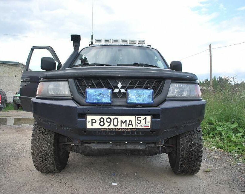 Силовой бампер передний MITSUBISHI Pajero sport I / montero sport (серия Л) - Силовые бамперы - MITSUBISHI - Mitsubishi L200