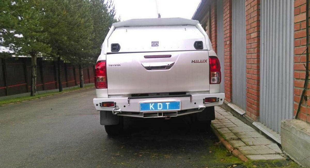 Задний силовой бампер из 430й нержавеющей стали - Toyota Hilux - Силовые бамперы - TOYOTA - Toyota Hilux