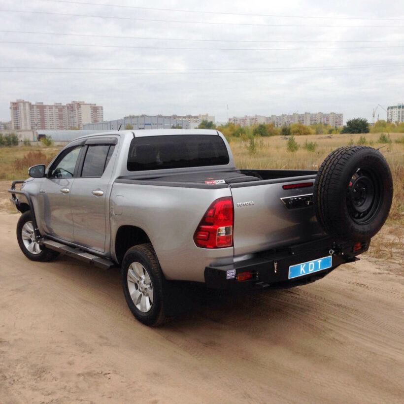 Задний силовой бампер из 430й нержавеющей стали - Toyota Hilux - Силовые бамперы - TOYOTA - Toyota Hilux