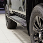 Силовые пороги трубные Toyota Land Cruiser 150 рестайлинг - Силовые пороги