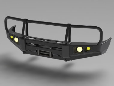 Силовой бампер передний Toyota Land Cruiser 105 (Серия-Т) - Силовые бамперы - TOYOTA - Toyota Land Cruiser
