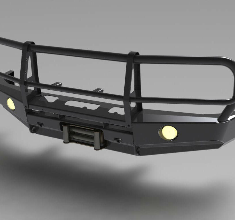 Силовой бампер передний Toyota Land Cruiser 80 (серия С) - Силовые бамперы - TOYOTA - Toyota Land Cruiser