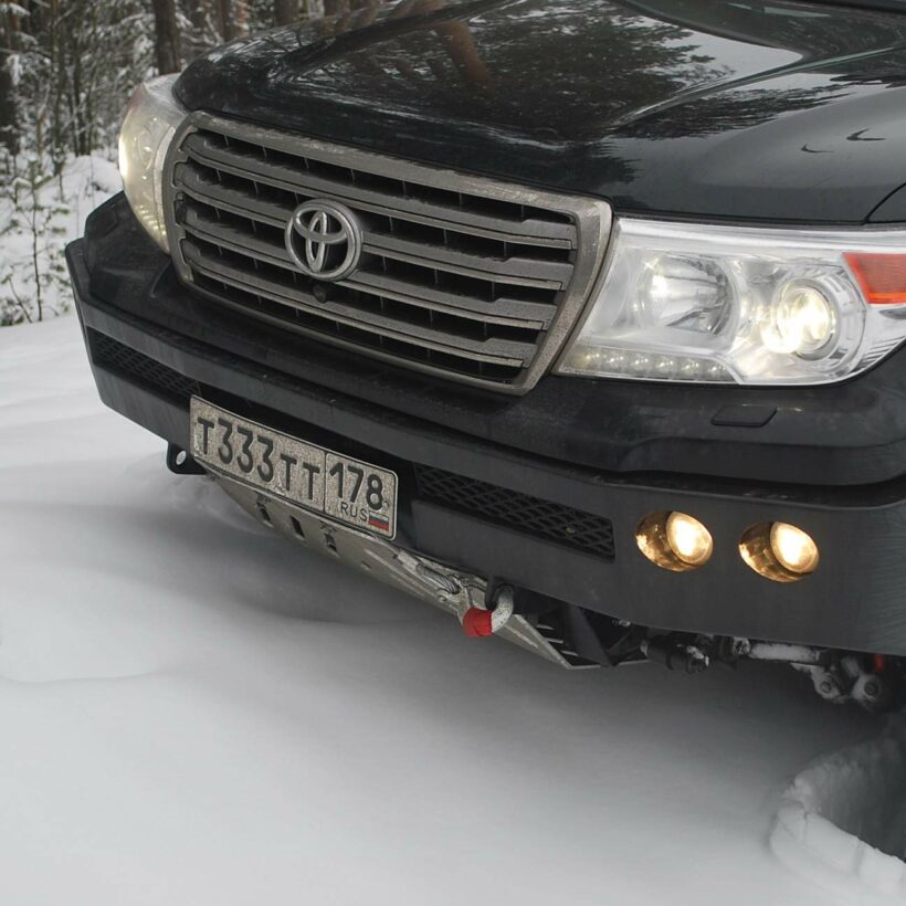 Силовой бампер передний Toyota Land Cruiser 200 с 2012 до 2016 (серия Л) - Силовые бамперы - TOYOTA - Toyota Land Cruiser