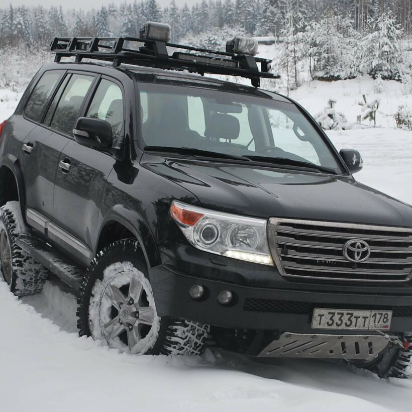 Силовой бампер передний Toyota Land Cruiser 200 с 2012 до 2016 (серия Л) - Силовые бамперы - TOYOTA - Toyota Land Cruiser